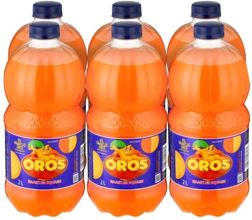 [CNTHFRYBPARUDTFJ] Brookes Oros Naartjie Squash (2 L, Pack of 6)