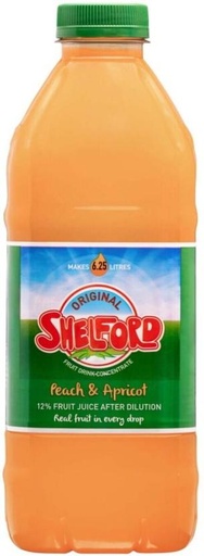 [CNTH26UVJJP4EVAC] Shelford Peach & Apricot Fruit Juice (1.25 L)