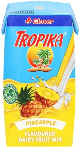 [DKJH7RP3FU5X6HTR] Clover Tropika Pineapple Flavoured Dairy Fruit Mix (200 ml)