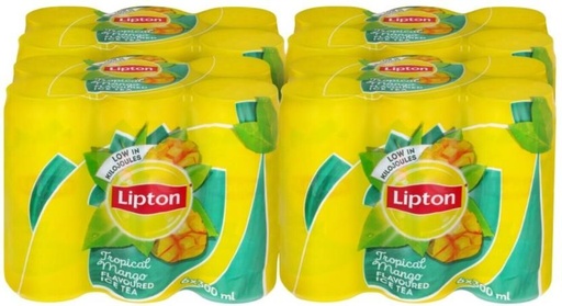 [DKJH26TJ2KWTVFEJ] Lipton Tropical Mango Flavoured Iced Tea (24 x 300 ml)