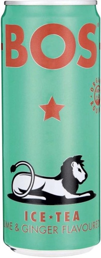 [DKJH26TJARURUSZH] Bos Lime & Ginger Flavoured Rooibos Iced Tea (6 x 300 ml)