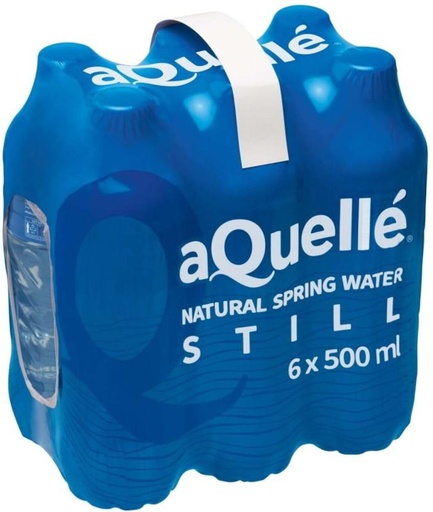 [WERHFQSDHFKZ8YTP] aQuelle Natural Spring Still Mineral Water (6 x 500 ml)