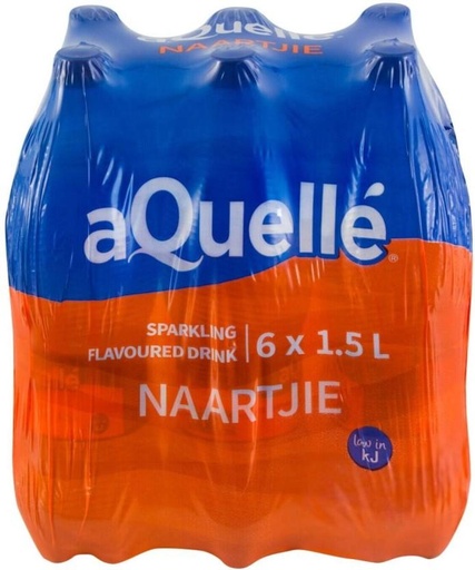[WERHFQSDVKZXFFPE] aQuelle Sparkling Naartjie Flavoured Water (6 x 1.5 l)