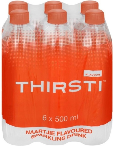 [WERHFQSDNHJMG6NG] Thirsti Sparkling Naartjie Flavoured Water (1 x 500 ml)