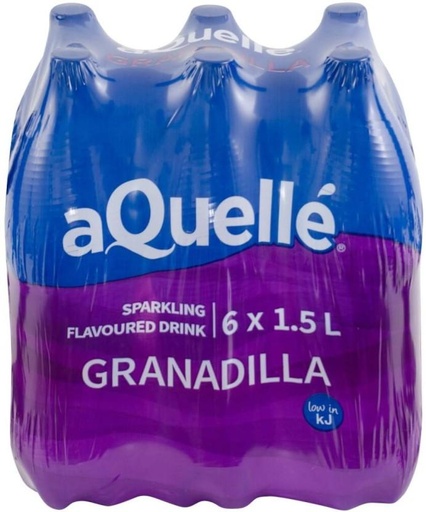 [WERHFQSDAYESAHAC] aQuelle Sparkling Granadilla Flavoured Water (6 x 1.5 l)