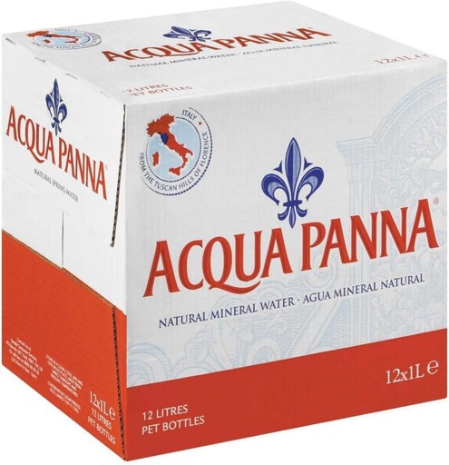 [WERHFQSDQZXHR6NE] Acqua Panna Natural Mineral Water (12 x 1 l)