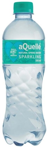 [WERHFQSDFQ34B2NC] aQuelle Natural Spring Sparkling Mineral Water (1 x 500 ml)