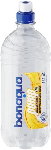 [WERH4VYMVERPRHYQ] Bonaqua Pump Still Low Kilojule Lemon Flavoured Water (1 x 750 ml)
