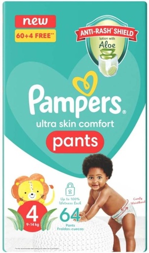 [DIRHFXJEZ3GCWGVJ] Pampers Double Protection Pant Diapers - M (60 Pieces)