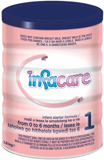 [INFHFSWTUMP8YZKF] Infacare 1 Infant Starter Formula (1.8 kg, 0-6 Months)