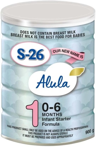 [INFHFSX7YNYGFGPY] Alula S-26 1 Infant Starter Formula (900 g, 0-6 Months)