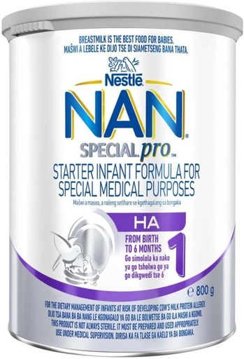 [INFH7SNTFKUNH6PF] Nestle NAN SPECIAL PRO HA 1 (800 g, 0-6 Months)