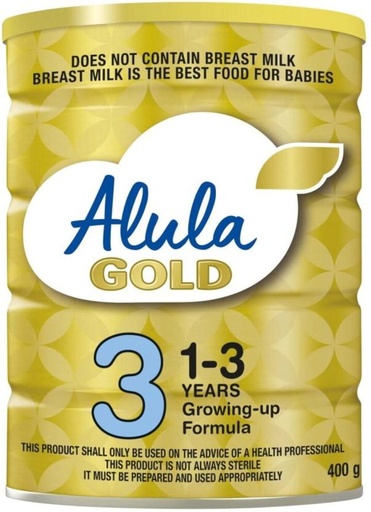 [INFH2YW69SZYDZRY] Alula S-26 Gold 3 Growing-Up Formula (400 g, 24 Months And Above)