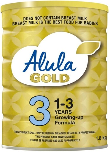 [INFHFSWTCAQ4EWHP] Alula S-26 Gold 3 Growing-Up Formula (3 x 1.8 kg, 12-36 Months)