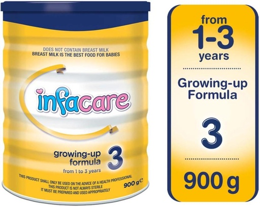 [INFHFSX7BWBY8CKA] Infacare 3 Growing-Up Formula (900 g, 12-36 Months)