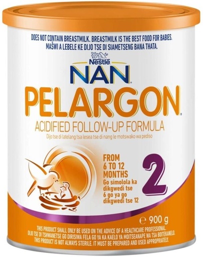 [INFH4UFWMWW38BGZ] Nestle Nan Pelargon 2 Acidified Follow Up Formula (900 g, 6-12 Months)