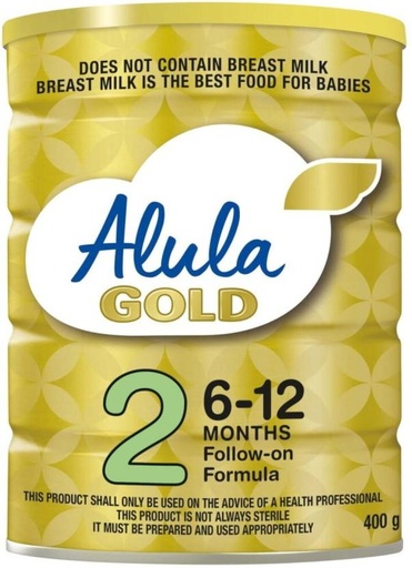 [INFH2YW6JNEWZQYF] Alula S-26 Gold 2 Follow-On Formula (400 g, 6-12 Months)