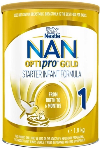 [INFH7SNT4MEYQUTK] Nestle NAN OPTIPRO GOLD 1 (1.8 kg, 0-6 Months)