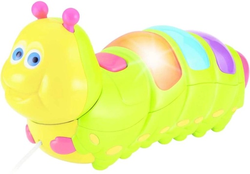 [VPAH2FTMN3TY2NXB] Redbox Pull Along Music Caterpillar (Multicolour, Pack of: 1)