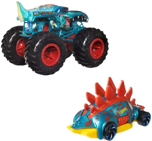 [VPAH5HMZKUQJ56DT] Hot Wheels Monster Trucks 1:64 2-Pack (Pack of: 2)