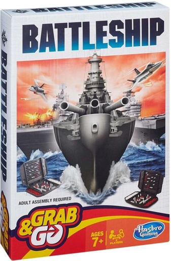 [BGEHFZV9JZHXRFQU] Hasbro Battleships Grab & Go Game Strategy & War Games Board Game
