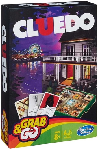 [CRDH25BY68QV7TH7] Hasbro Kids Gaming-Clue Acrylic Glass Curiosity Building Card Game (Multicolour)