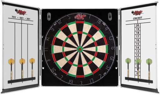 [BGEHFZV9P2KBHVZD] Shot Warrior Aluminium Cabinet Dart Set Dart Board Board Game