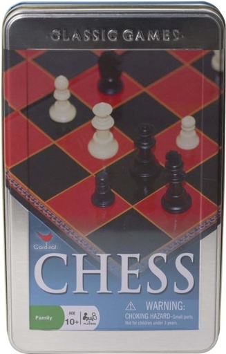 [BGEHFZV94Y6JUSAN] Cardinal Chess In A Tin Strategy & War Games Board Game