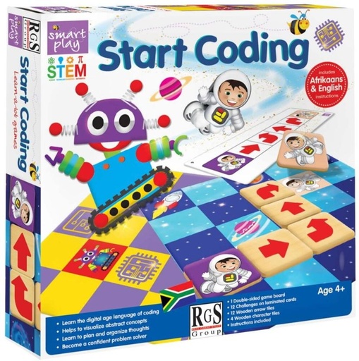 [BGEHFZV9HYBTBKHK] Smart Play My First Coded Game Educational Board Games Board Game