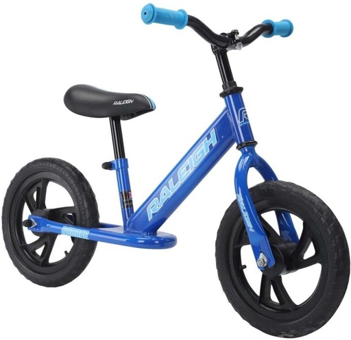 [CYCH2ZHMHSCKS35X] Raleigh Runner Boys Balance Bike 12 inch (18 Gear, Blue)