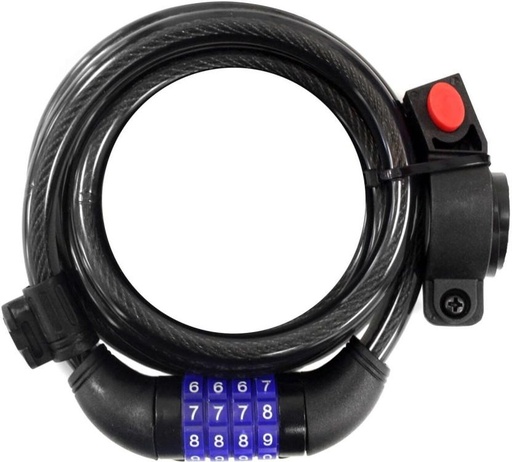 [BILH5HHA5ZM9DHGH] RALEIGH 4-Digit Combination Resettable Cable Cycle Lock