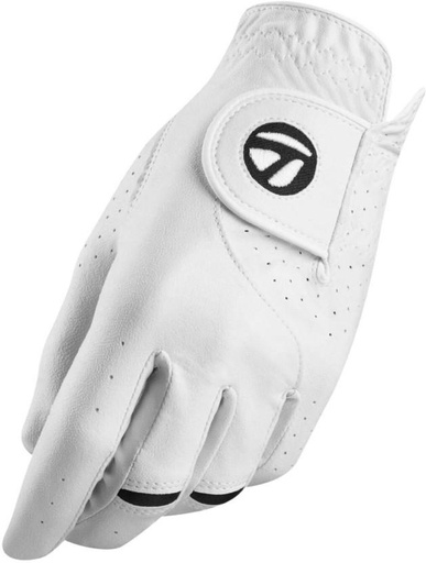 [GLVH5HHMPHFNJRFX] Taylormade Stratus Tech M Golf Gloves (White)