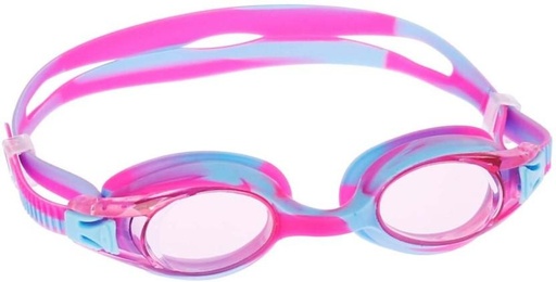 [GGSH27MZWPYRCXRW] Medley Youth Silicone Goggle Swimming Goggles (Pink)