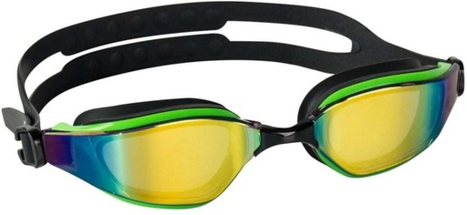 [GGSH27MZZHG7KUFR] Medley Adult Tri Goggle Swimming Goggles (Black, Green)