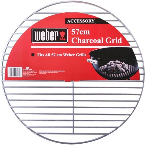 [BGLHFZWU6Z686Y9G] Weber 57cm Charcoal Grate Charcoal Braai