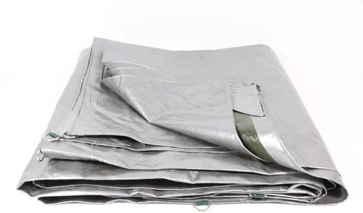 [TNTH5HVZCJEA9GEH] CAMP MASTER 3 x 4m Reflective Tarpaulin Tent - For NA (Grey)