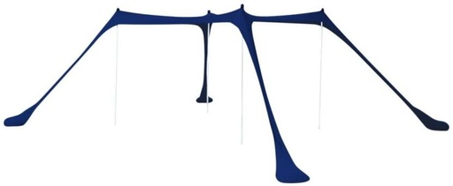 [TNTH7SZHTKYFJWP6] Camp Master Beach Shade Large With 4 Poles Tent - For 6 (Blue)
