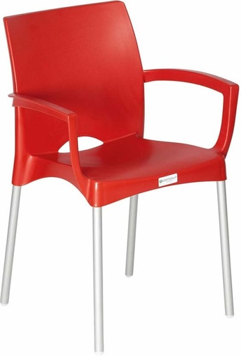 [OCHH29S64PWYB6HE] Contour Alexis Plastic Stackable Chair (Red, 1, Pre-assembled)