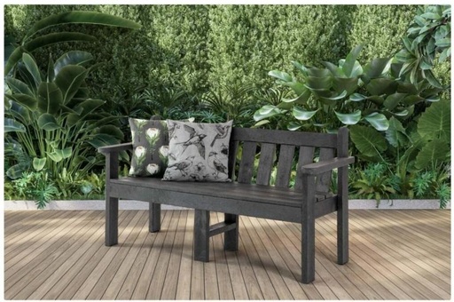 [OCHH7TY3DZGFM3TG] ECO Bench Solid Wood Cafeteria Chair (Black, 1, Pre-assembled)