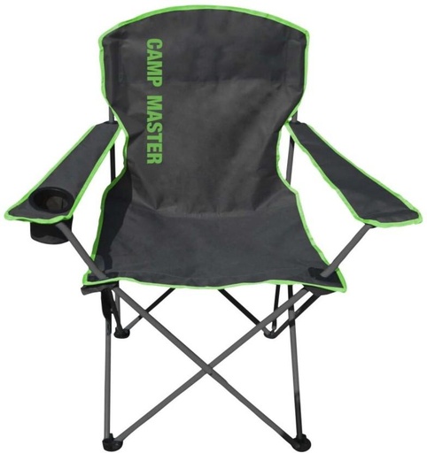[CCHH2FW5B43TDZYA] Camp Master Classic 200 Foldable Chair (Charcoal/Green)