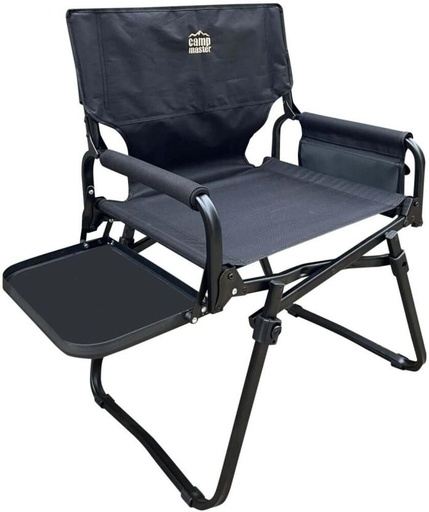 [CCHH2FW5VMZ4NR7J] Camp Master Compact Director Plus Side Table Foldable Chair (Navy)