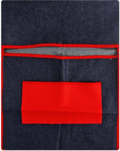 [BAGH5FPFFGHZUHZD] Denim Chairbag Waterproof Multipurpose Bag (Red, Black, 0.1 L)