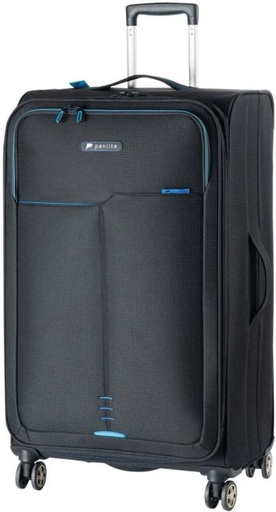 [STCHFXFDHZFAS2CW] Paklite Hyperlite Trolley Case Blac Check-in Suitcase 4 Wheels - 30 inch (Black)