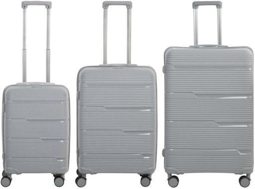 [STCH5Q32GZMKRQHY] Luggage Set Cabin Suitcase 2 Wheels - 20 inch (White)