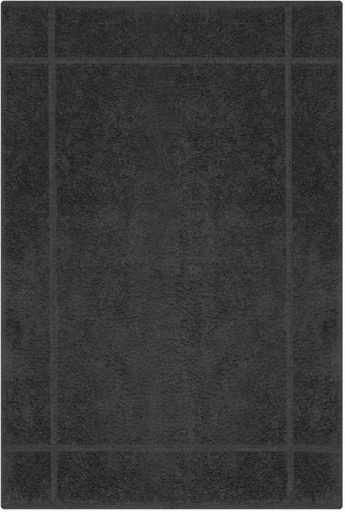 [BTWH4U4ACYH776PH] Glodina Marathon Bath Mat Cotton Bath Towel (Black, 75 cm x 50 cm)