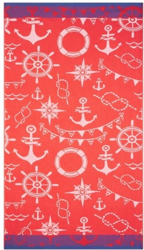 [BTWHFRWXVGBQNHQD] Home Living Sand Free Beach Towel Cotton Beach Towel (Red, 17.7 inch x 9.8 inch)