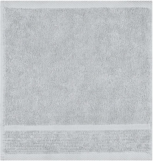 [BTWH4U4AUFCKEVRH] Colibri Capri Face Cloth Cotton Face Towel (Silver, 5.9 inch x 5.9 inch)