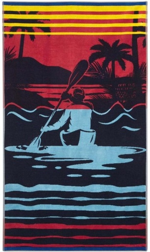 [BTWHFRWXFXFTTMTT] Colibri Velour Beach Towel Cotton Bath Towel (Multicolour, 14.8 inch x 8.5 inch)