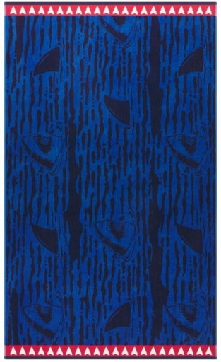 [BTWH4U4CZSZU2ZQE] Colibri Velour Bath Towel Cotton Bath Towel (Blue, 150 cm x 90 cm)