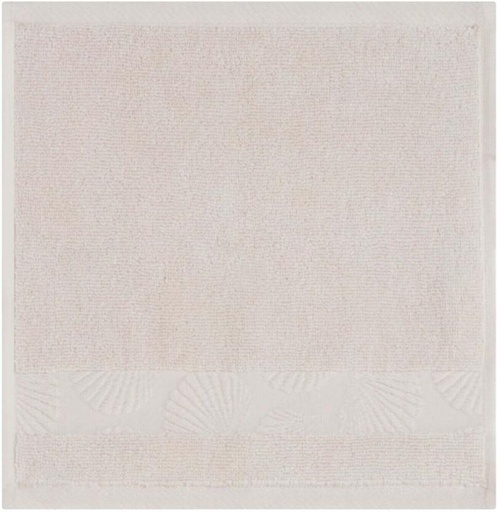 [BTWHD2JHEGRNDUF6] Home Living Cove Zero Twist Face Cloth Towel Cotton Face Towel (Sand White, 150 mm x 150 mm)